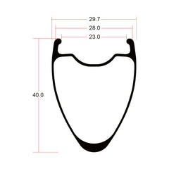 ICAN AERO 40 II disc wheels with upgraded rim profile and D91 hubs