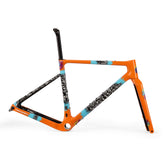 ICAN Graro UCI gravel bike frame without bolts 0mm offset seat post