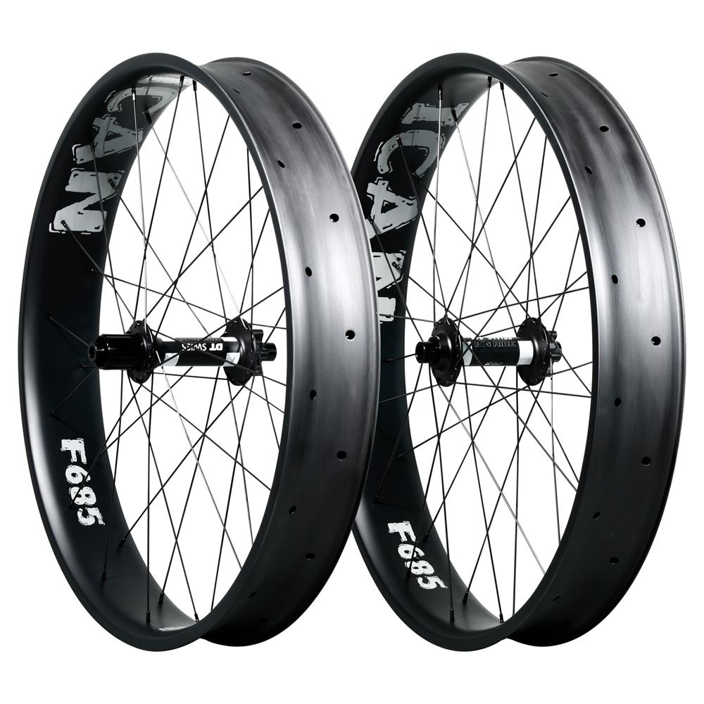 ICAN 26ER 90C fat bike wheels with DT350 hubs 6-bolt