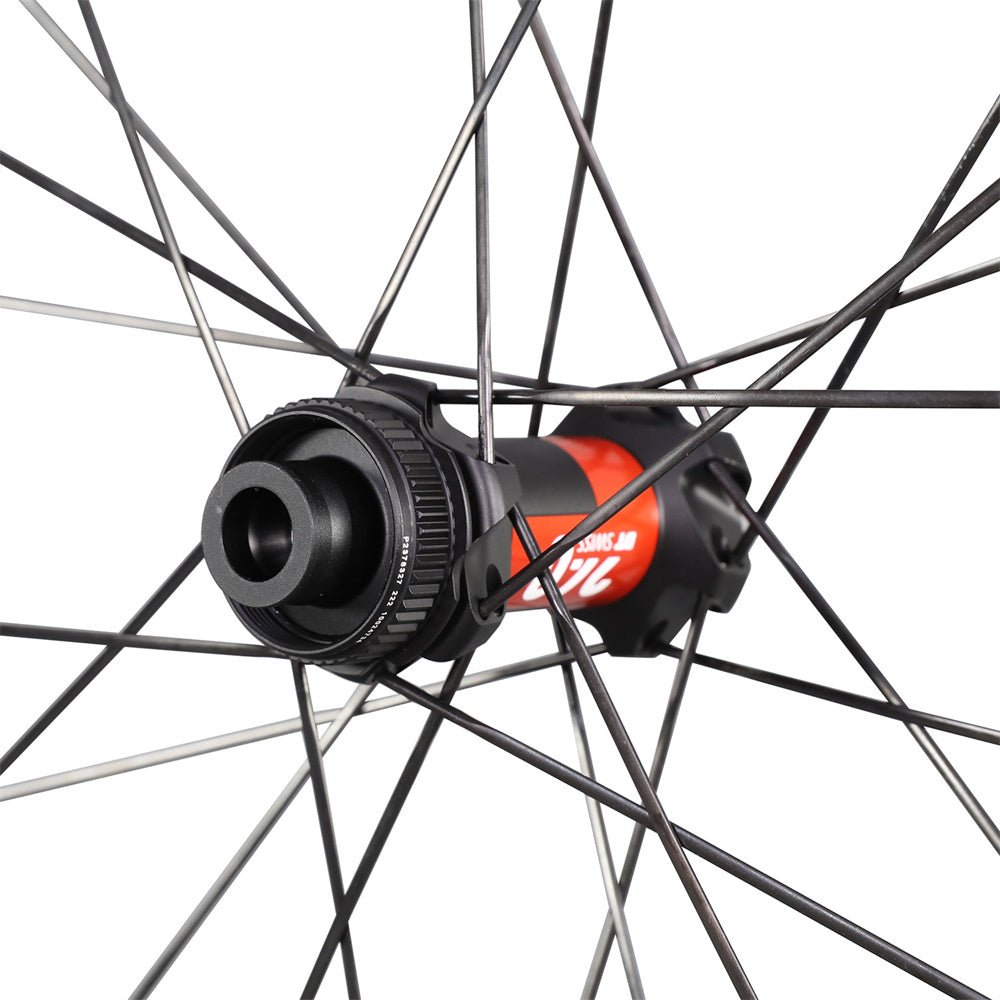 ICAN carbon 700C G24 gravel wheels with DT Swiss hub 