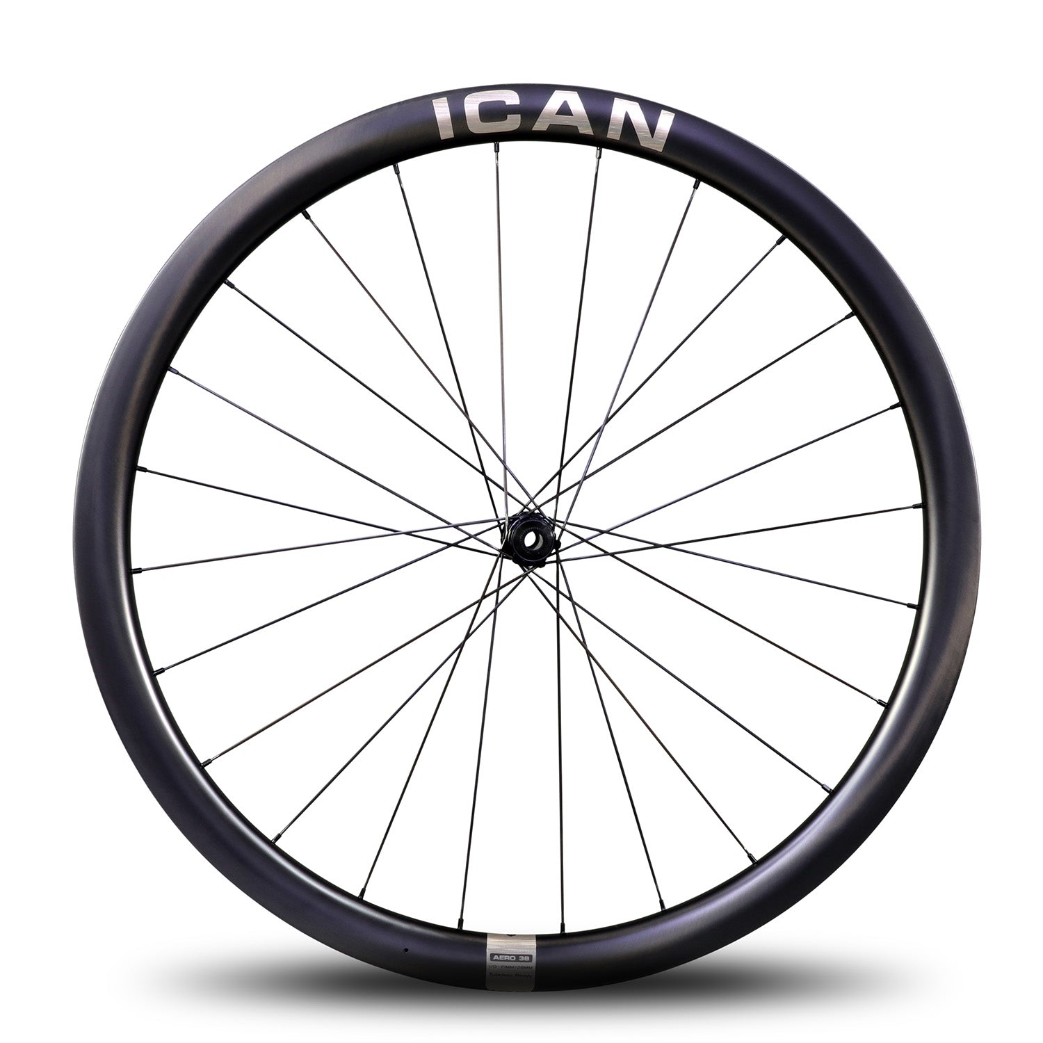 ICAN Carbon Road Bike Disc Wheels AERO WD Disc 21mm Inner Width