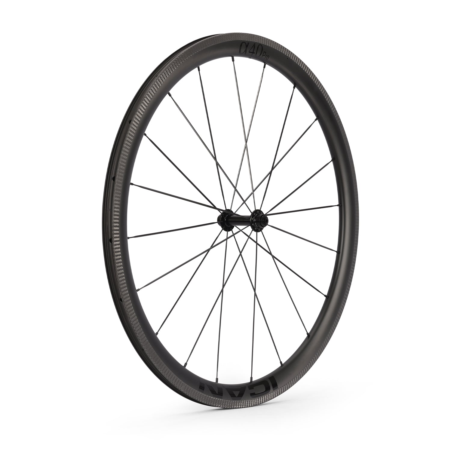 ICAN Alpha 40 pro rim brake carbon wheels R11 hub
