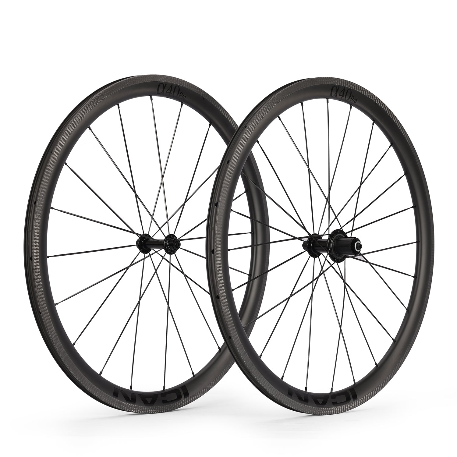 ICAN Alpha 40 pro rim brake carbon wheels R11 hub