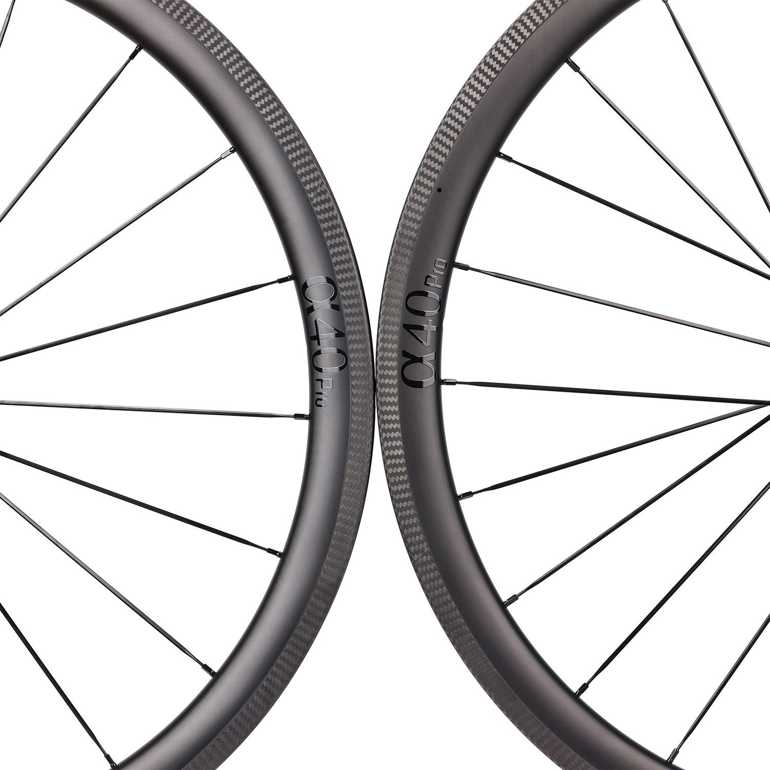 ICAN Alpha 40 rim brake wheels CN spokes