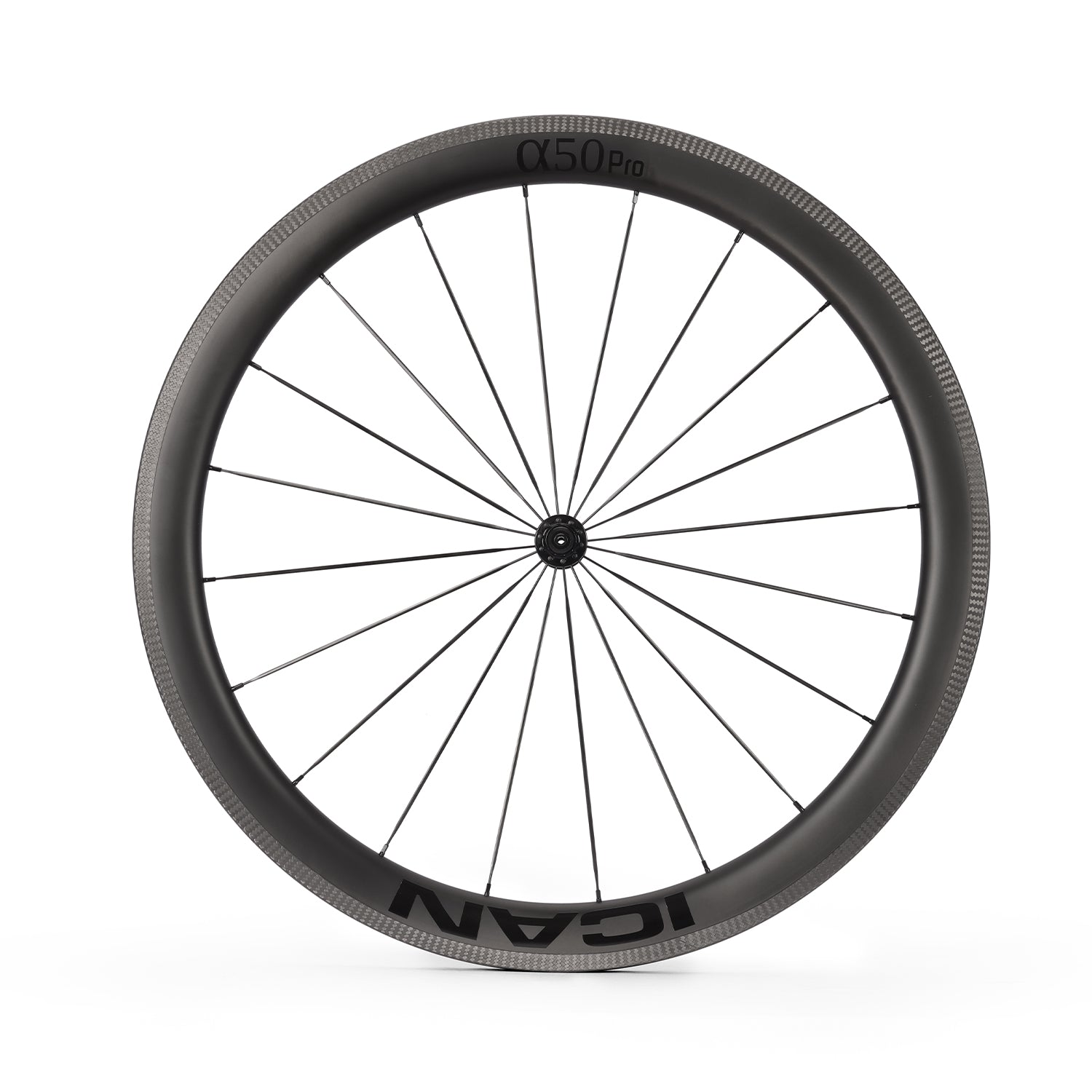 ICAN Alpha 50 pro rim brake carbon wheels R11 hub