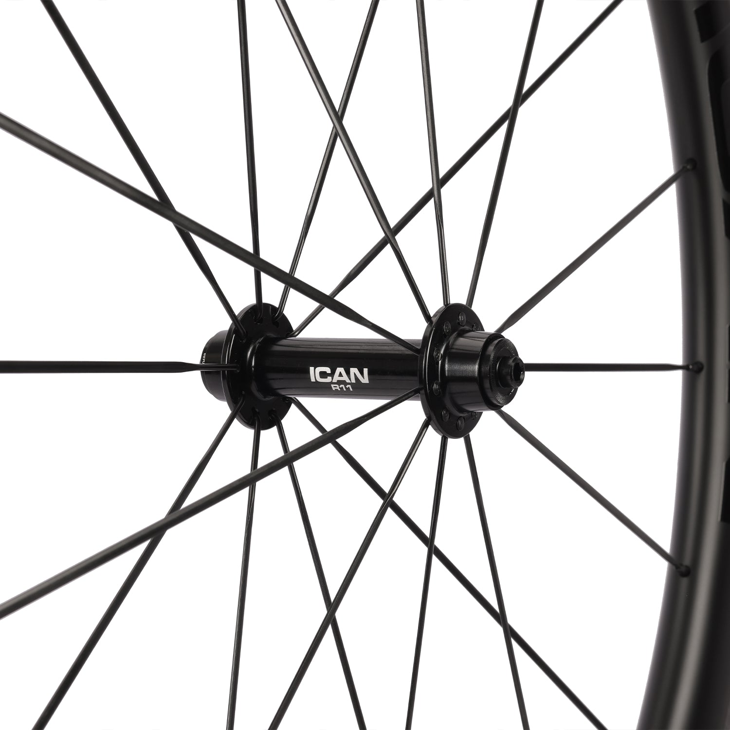 ICAN Alpha 50 pro rim brake carbon wheels R11 hub