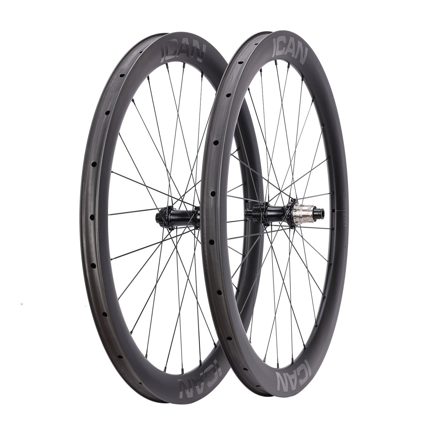 ICAN G27 SL gravel wheels with 45T ratchet system XDR