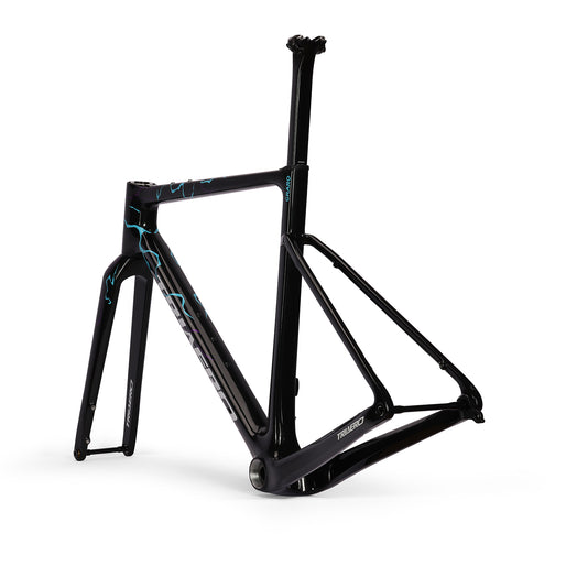 ICAN Graro UCI gravel bike frame without bolts 0mm offset seat post