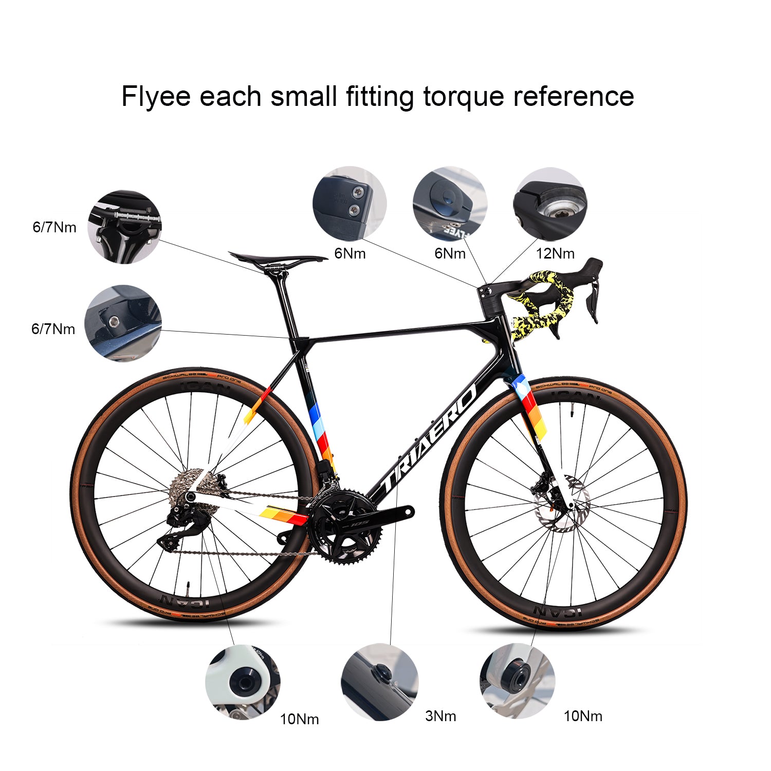 ICAN UCI ROAD BIKE DISC FRAME FLYEE Torque