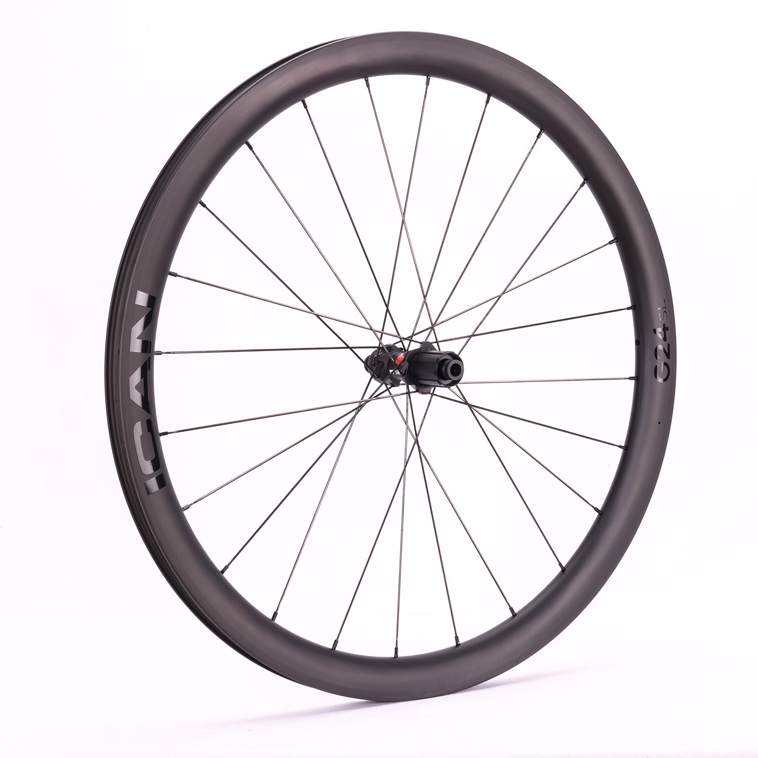ICAN hooked gravel wheels 70C G24 SL with DT Swiss hubs