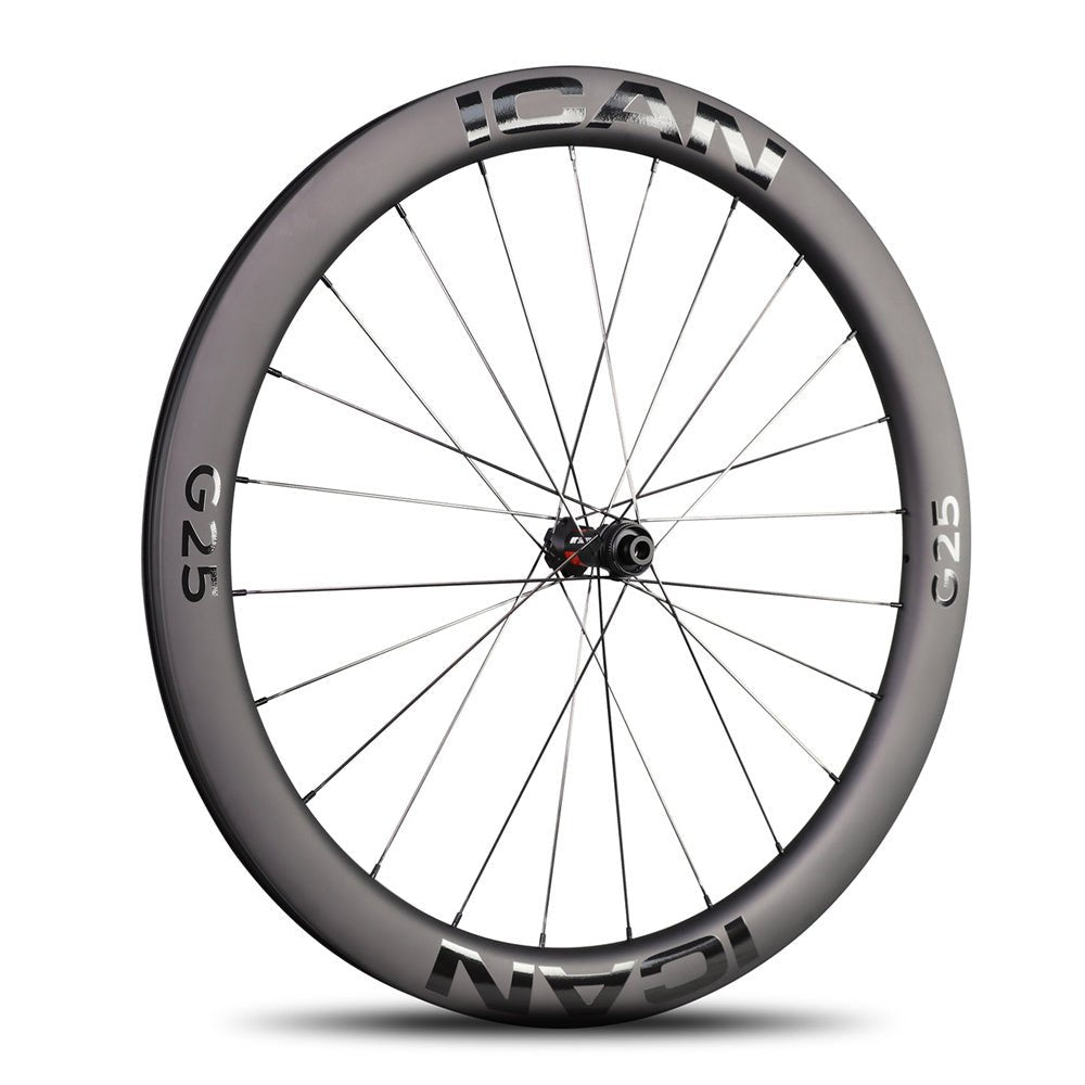 ICAN carbon gravel wheels 700C G25 with DT Swiss hub