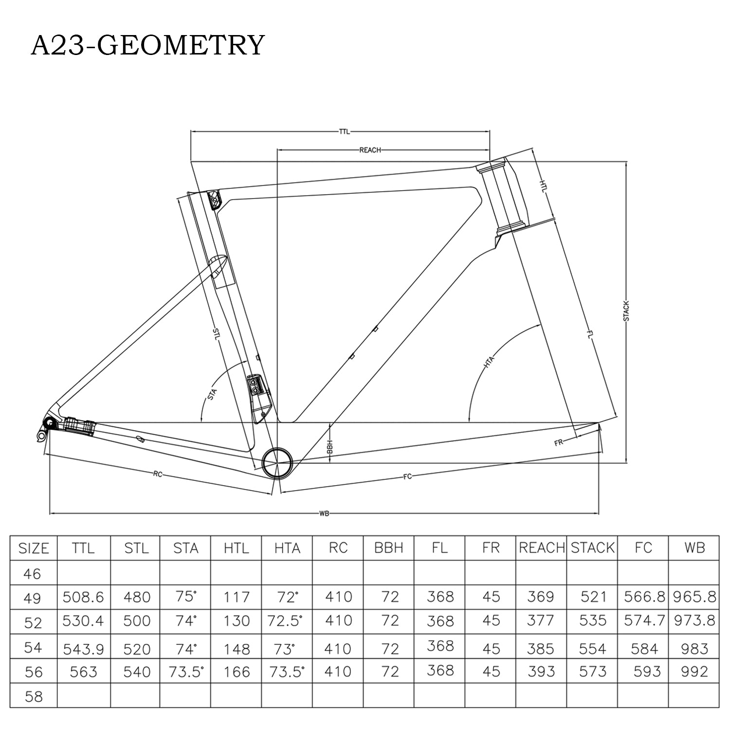 Rama szosowa Disc A22